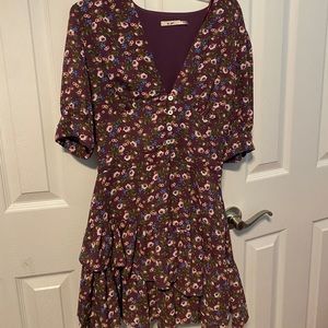 Floral Semi-Fitted Dress